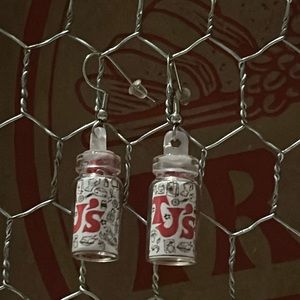 Glass jar Trader Joe’s earrings